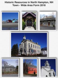 Historic Resources In North Hampton Town Wide Area Form 2018