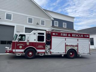 North Hampton Fire Engine displayed in front of the new fire station
